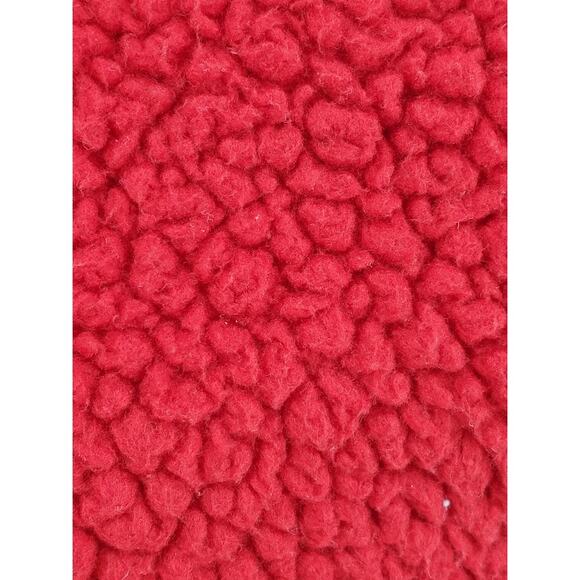 Sequin Reindeer 'Oh Deer' Red Christmas Fleece Top Sweater Small - Picture 5 of 7